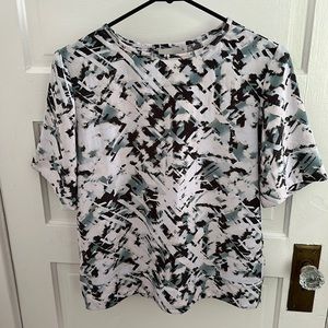 Nordstrom abstract tshirt blouse